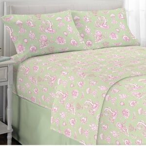 Wicked For Good Katie Kime Artwork Full Sheet Set Green Pink Character Artwork